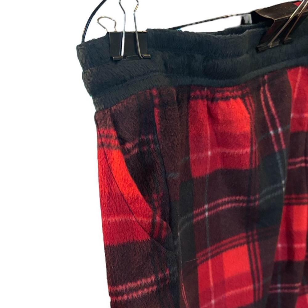 Cuddl Duds Red and Black Plaid Pants - Picture 6 of 10